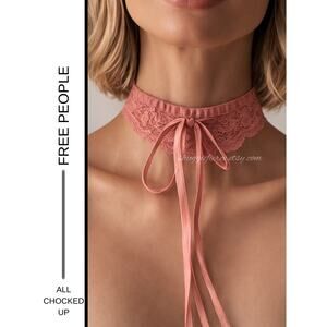 MSRP: $19 ⭐️NWT We are HAH All Choked Up Choker/Garter DUSTY ROSE Size M-L ⭐️